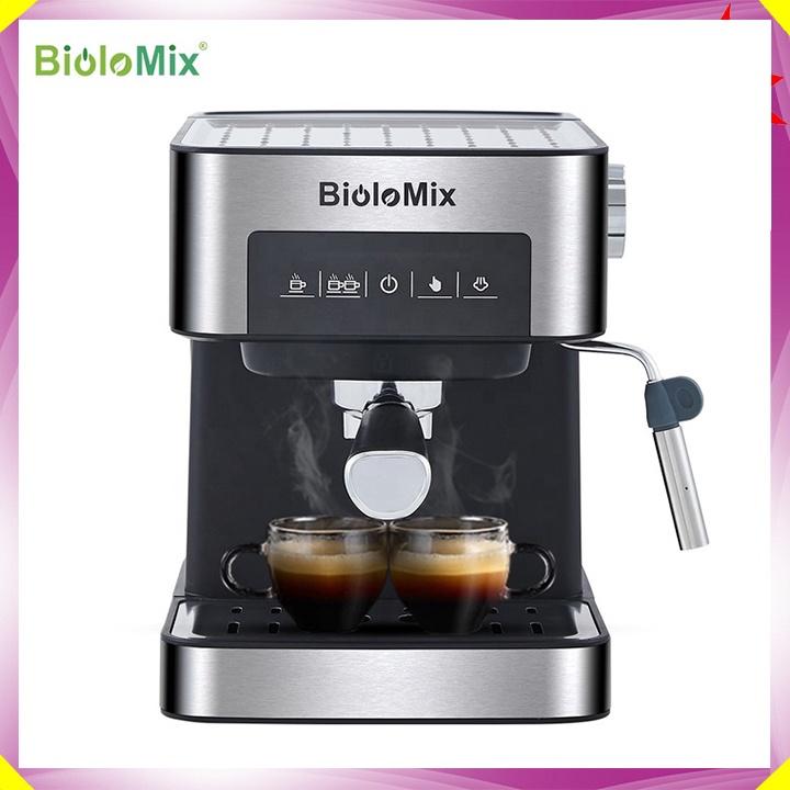 Máy pha cà phê Espresso thương hiệu BioloMix CM6863 - HÀNG NHẬP KHẨU (Bảo Hành 2 Năm)