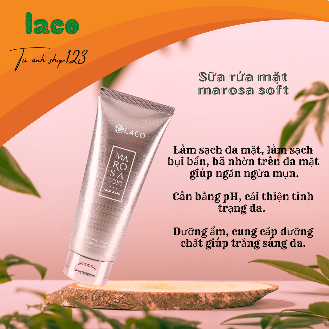 Sữa Rửa Mặt Marosa - Làm Sạch Da Mang Lại Cảm Giác Thoải Mái