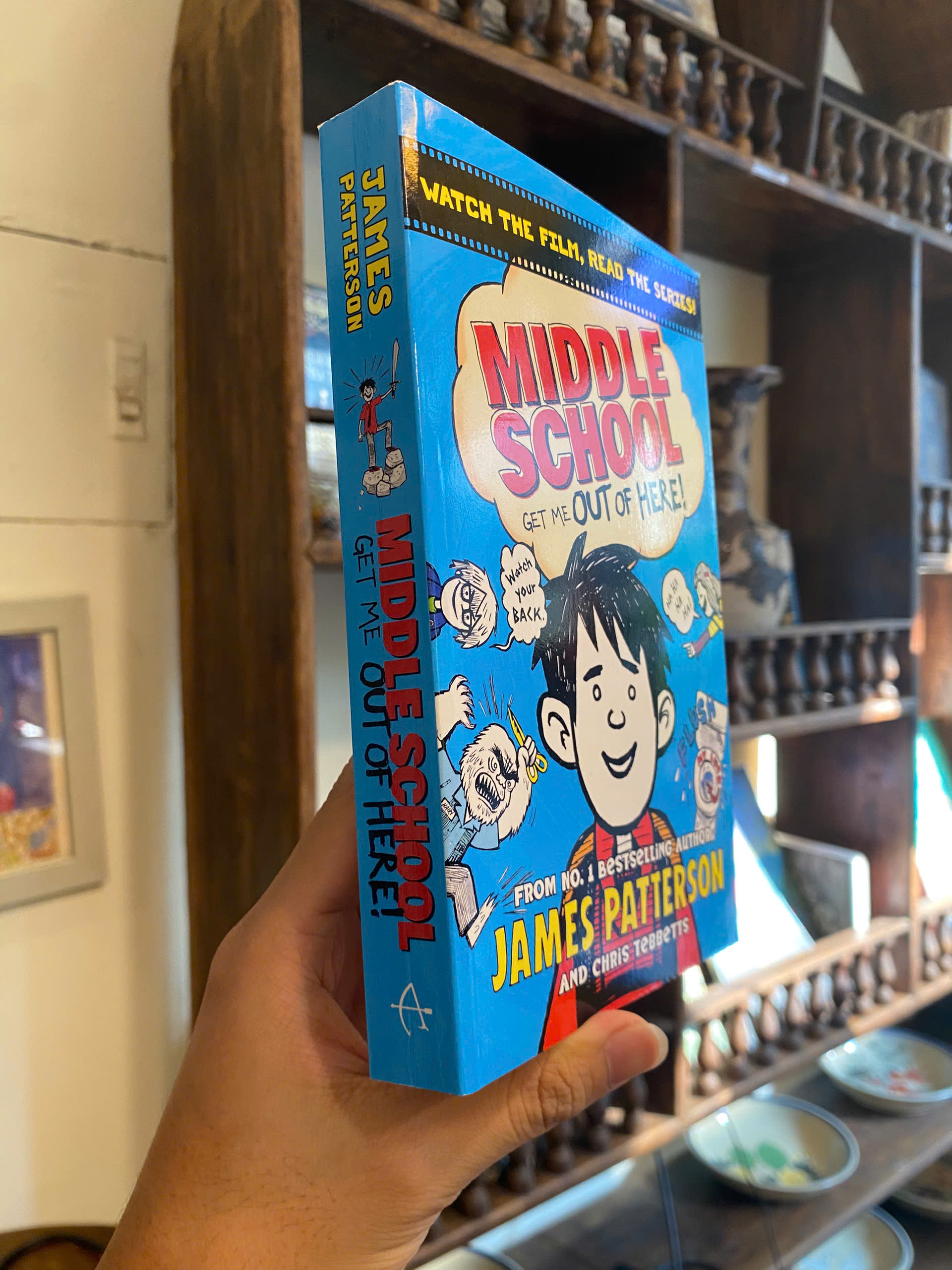 Sách - Middle School: Get Me out of Here! by James Patterson | Children's English Fiction Novel