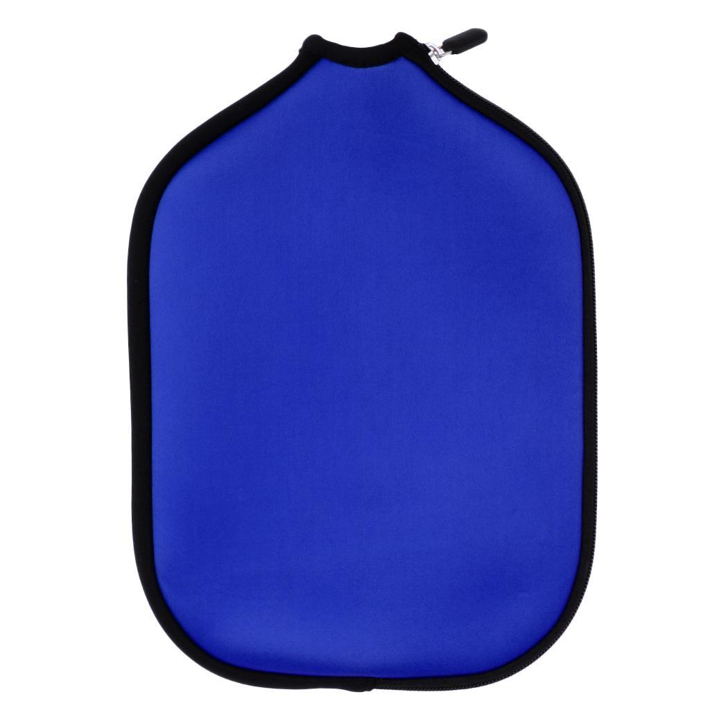 2pc Soft Neoprene Pickleball Paddle Cover Zipper Sleeve Protective Case