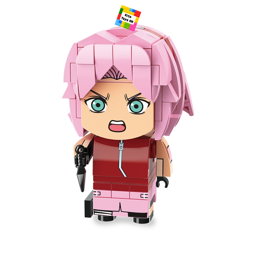 Đồ Chơi Naruto Keeppley Lắp Ráp Mô Hình Nhân Vật Truyện Tranh Sakura Brickheadz K20503