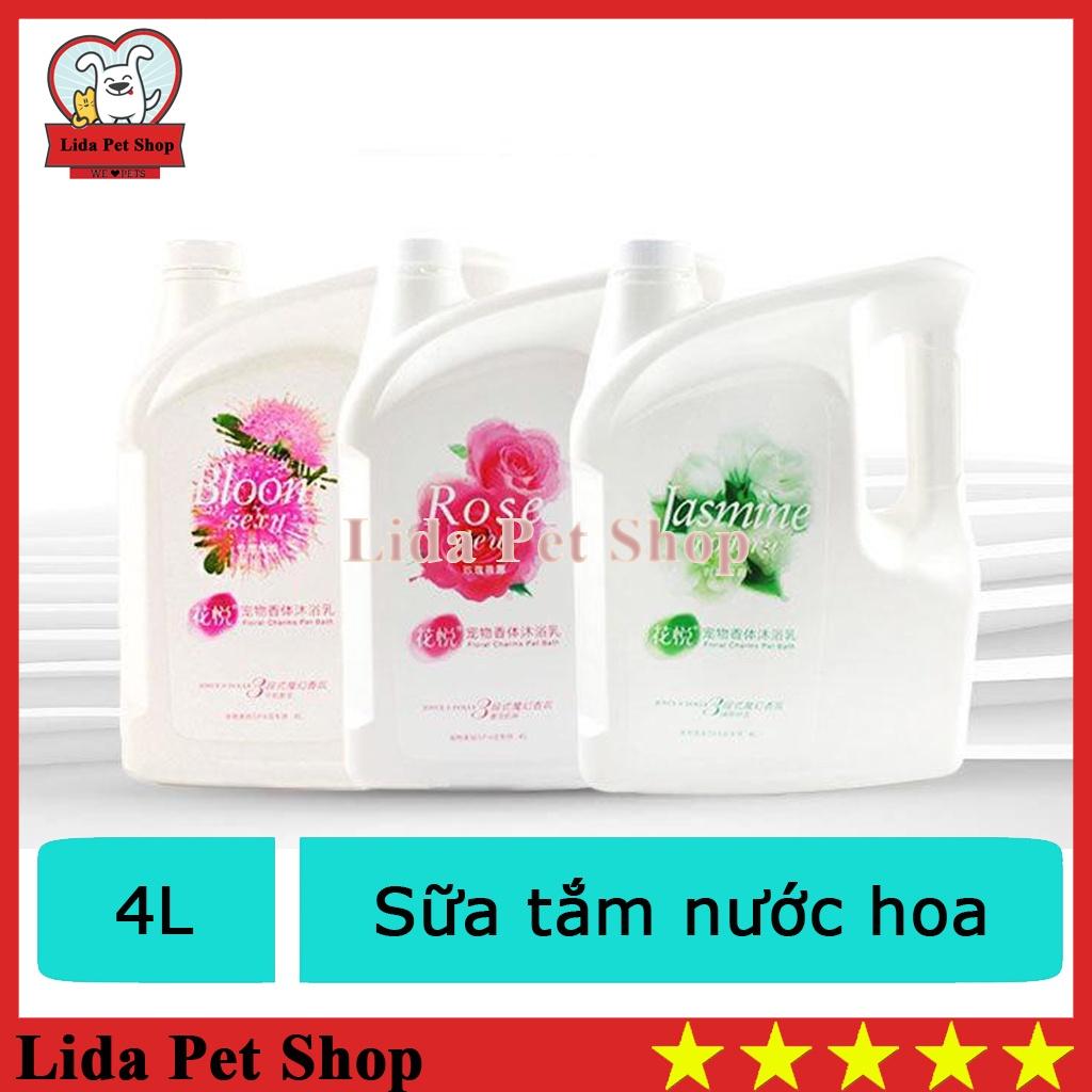 Sữa tắm nước hoa Joyce&amp;Dolls mẫu cũ Bloom sexy Jasmine modern rose dew can 4L