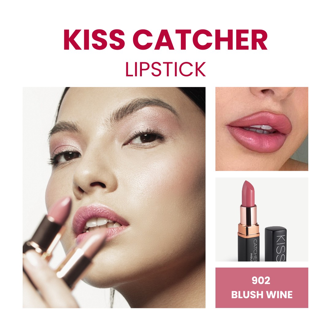 Bộ trang điểm môi 2 Son thỏi có dưỡng Kiss Catcher Lipstick (4.5g) INGLOT