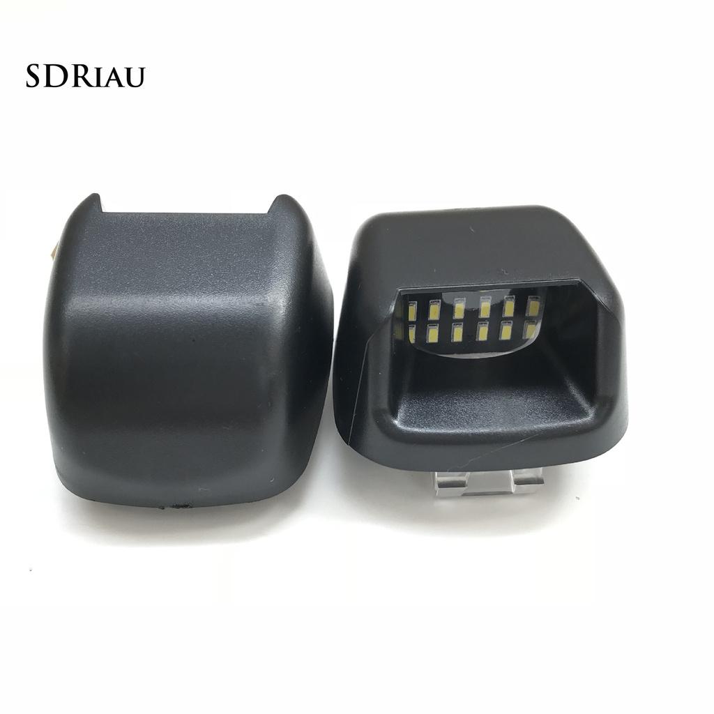 2 Đèn Led Dc12-24V 6500k Cho Biển Số Xe Hơi Nissan