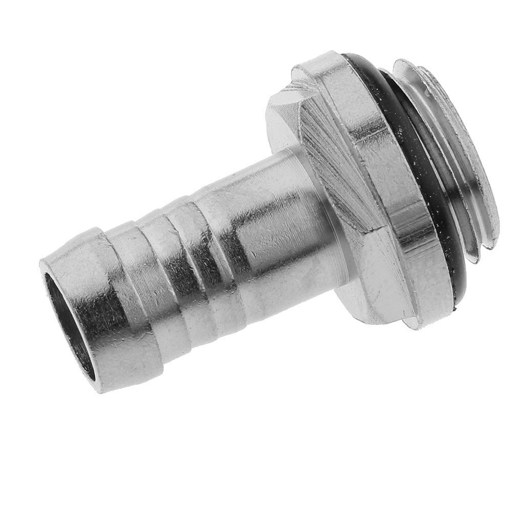 2-7pack G1/4 Thread PC Water Cooling Connector 3/8" Tube Pipe Fittings Adapter