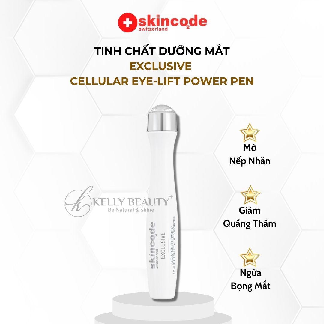 Tinh Chất Dưỡng Mắt Skincode Exclusive Cellular Eye-Lift Power Pen | Kelly Beauty