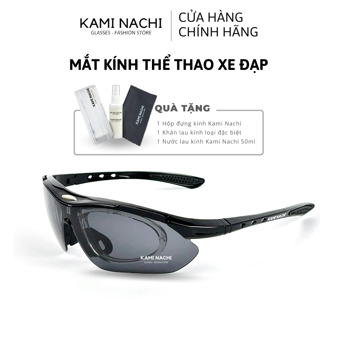 Mắt kính thể thao xe đạp chính hãng KAMI NACHI