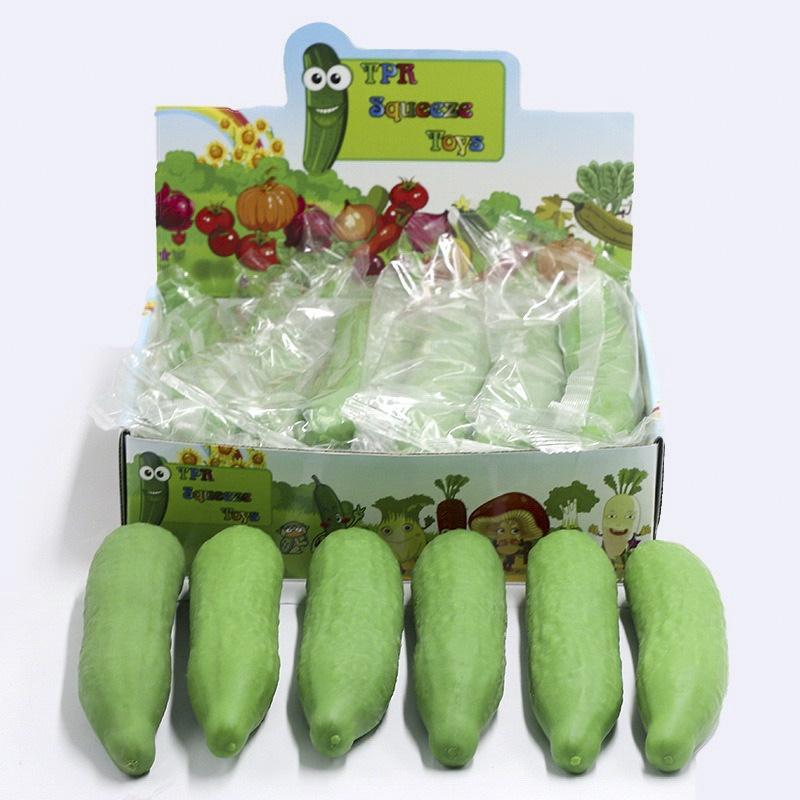 GUDETAMA SQUIShY Hình Quả Dưa Chuột Xanh cực đáng yêu mochi slime bóp xả stress giảm căng thẳng