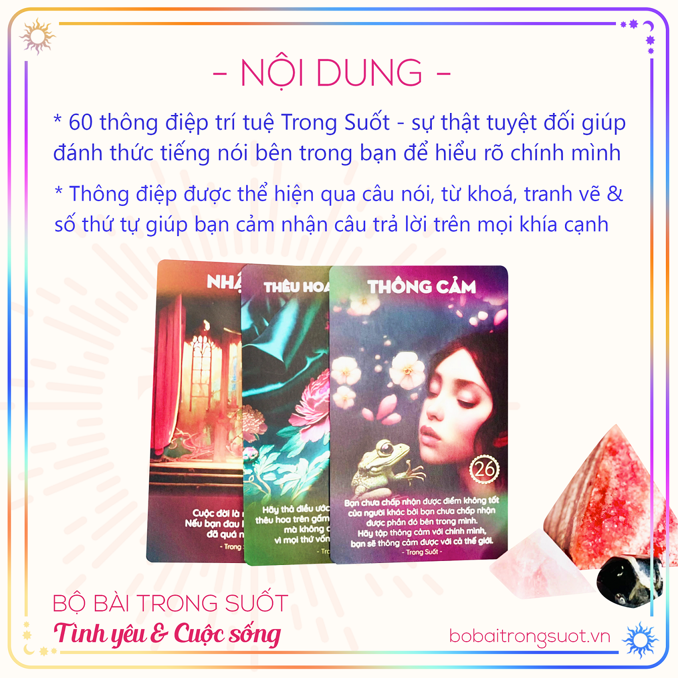 Bộ tranh Trong Suốt Tình Yêu và Cuộc Sống - Chìa khóa của Hạnh Phúc