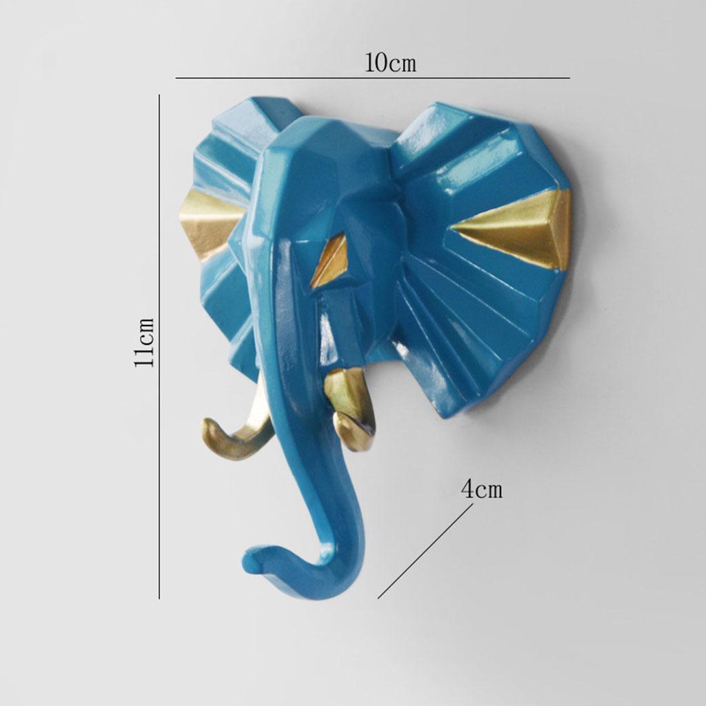 Animal Head Key Hanger Holder Storage Wall Hook Organizer Mount Home Decor Deer