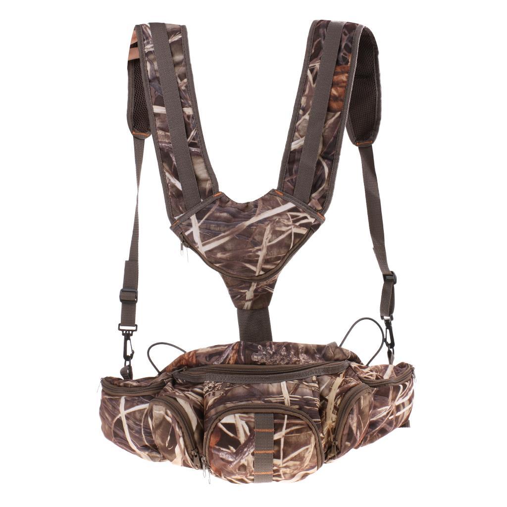 Fishing Tackle Bag Multifunctional Waist Bag Jungle Camo Hunting Camping