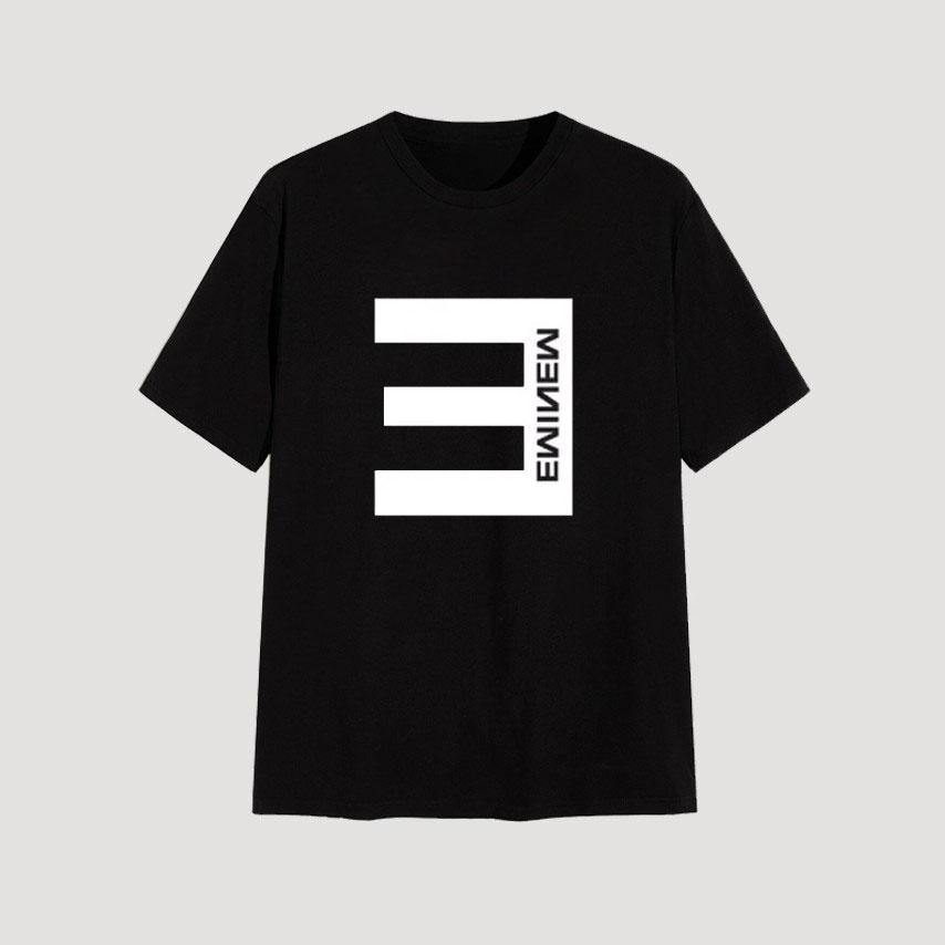Áo Thun Unisex Form Rộng logo Eminem - Áo Phông Hiphop Tay Lỡ Cotton Cổ Tròn - Beshine Store
