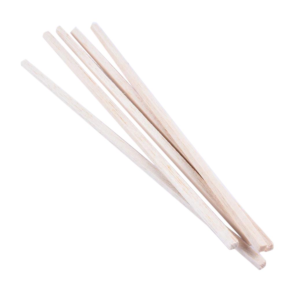 10 Cái 5*5*250 Mm Thủ Công Thanh Vuông Thanh Gỗ Balsa Thanh Sở Thích Mô Hình DIY Dụng Cụ