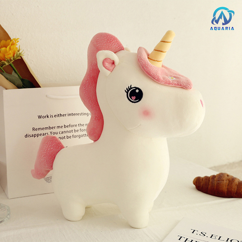 Gấu Bông Kì Lân Unicorn Siêu Mịn An Toàn Cho Trẻ Nhỏ Quà Tặng Dễ Thương