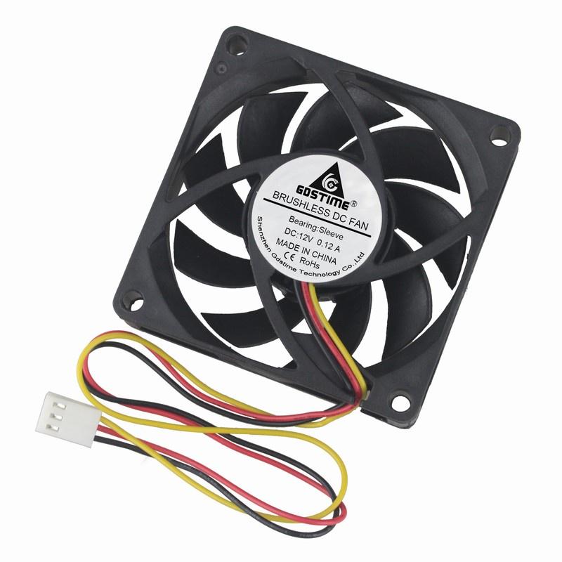 1 Pieces Gdstime 3Pin FG 70x70x11mm DC 11V Cooling Fan 70mm x 11mm PC Brushless Cooler 7cm