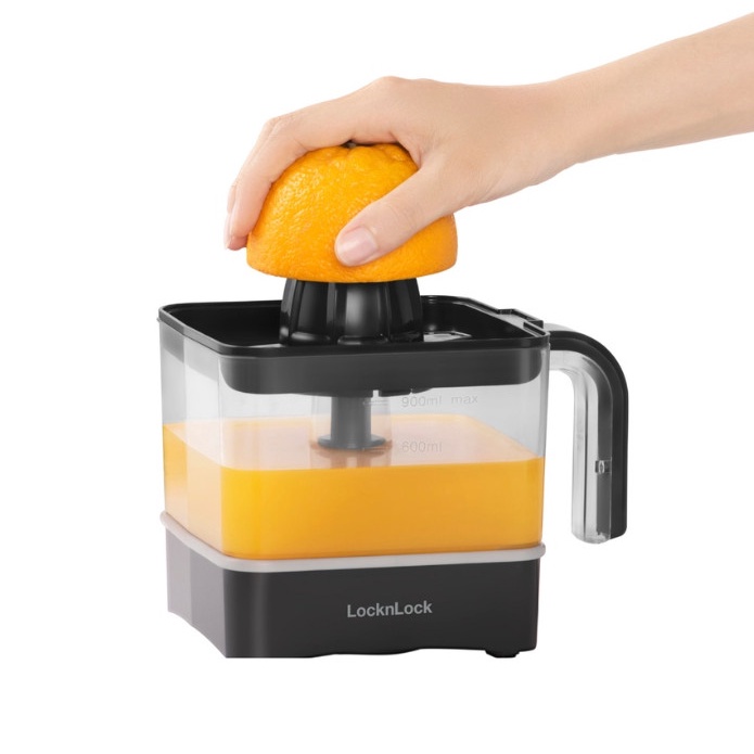 Máy Vắt Cam Thế Hệ Mới Locknlock Citrus Juicer 0,9L EJJ246BLK, Hàng Chính Hãng, 40W, dễ dàng sử dụng - JoyMall