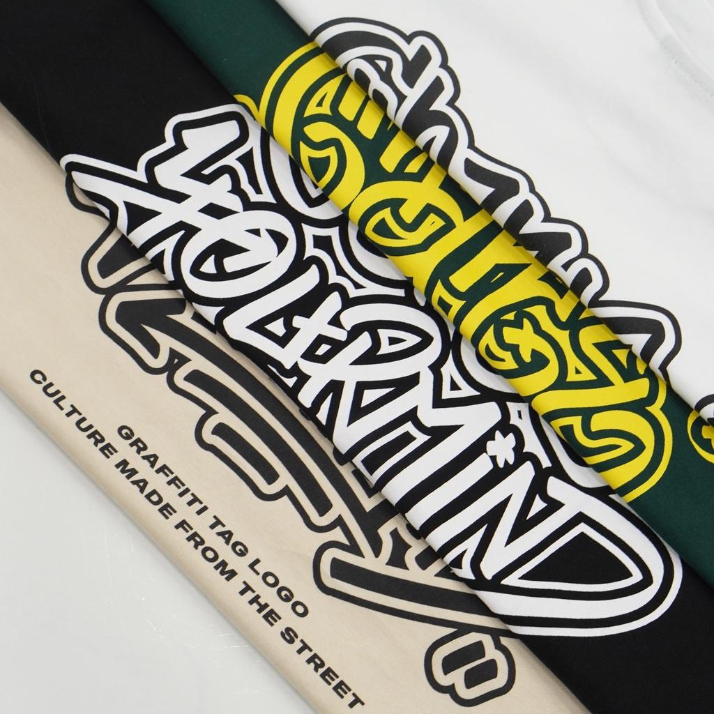 Áo Thun Unisex Graffiti Change Your Mind 4 MÀU Form Oversize 100% cotton - Áo phông Local Brand chính hãng