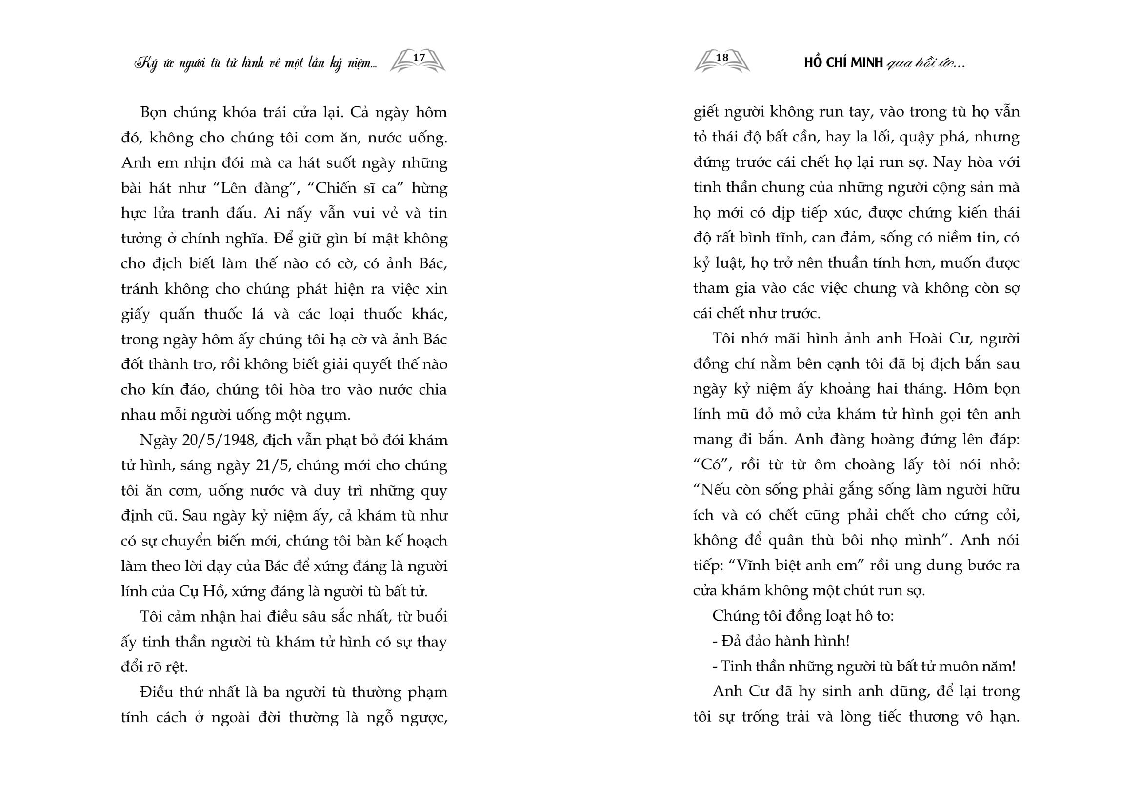 Sách - Hồ Chí Minh Qua Hồi Ức Của Những Cựu Tù Chính Trị Côn Đảo