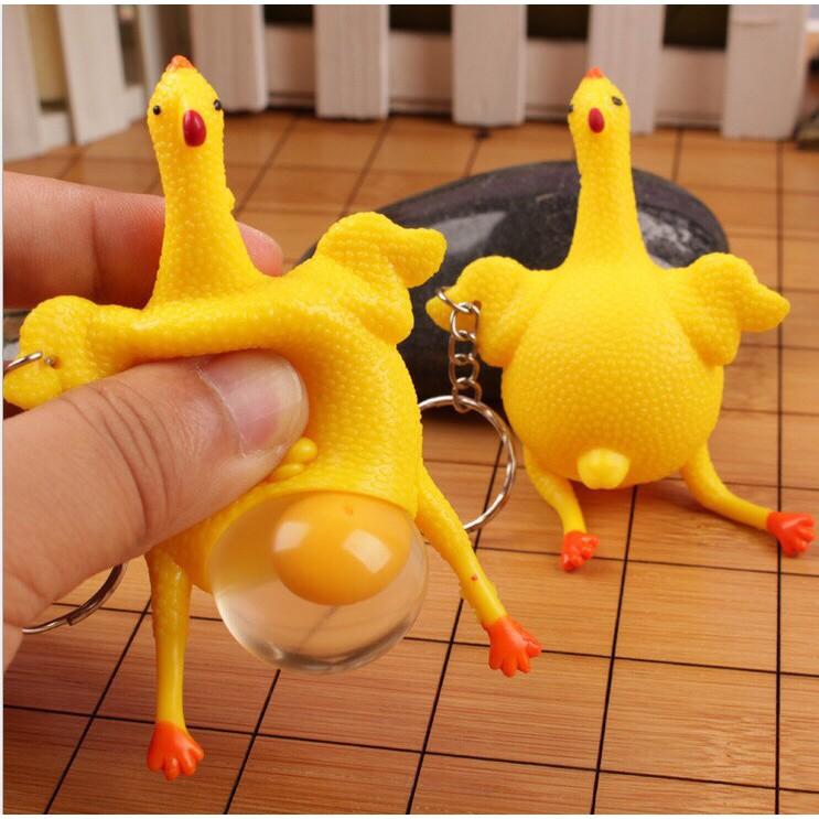Móc Khóa Gà Đẻ Trứng Vàng Hàng Đẹp
