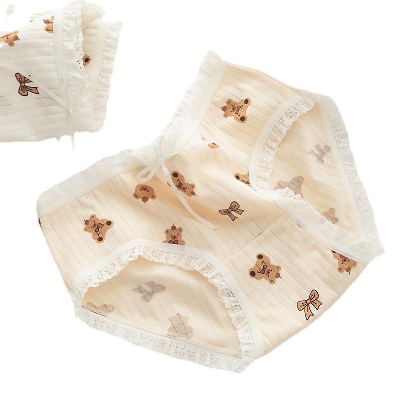 Sét 5 Quần lót cotton cho bé gái kháng khuẩn dễ thương từ 30-52kg