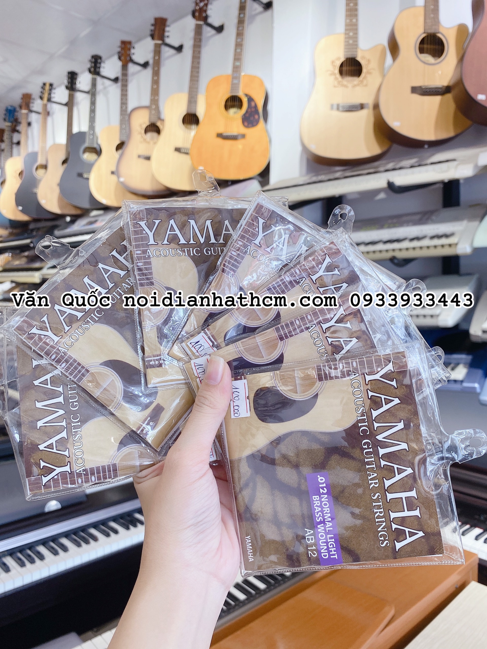 BỘ DÂY ĐÀN GUITAR YAMAHA AB12