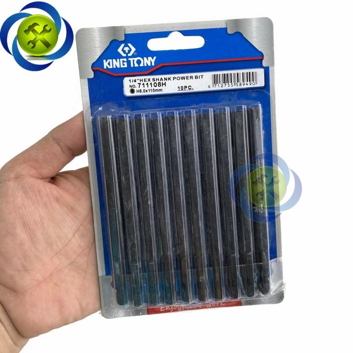 Mũi lục giác 10mm dài 110mm Kingtony 711110H