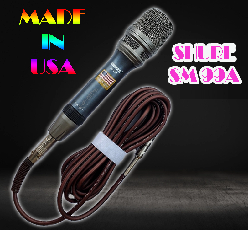 Micro Shure SM-99A chất lượng cao cấp đủ các dải âm, kiểu dáng sang trọng hút âm tốt