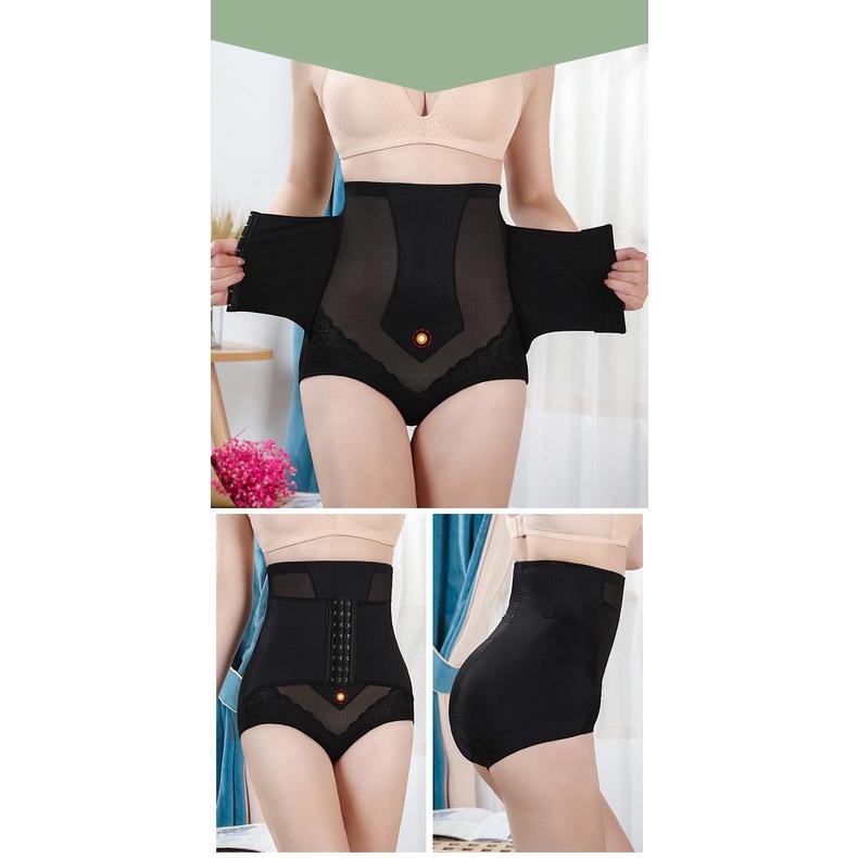 Quần Gen Nịt Bụng Móc Gài Cạp Cao Nịt Bụng Giảm Eo