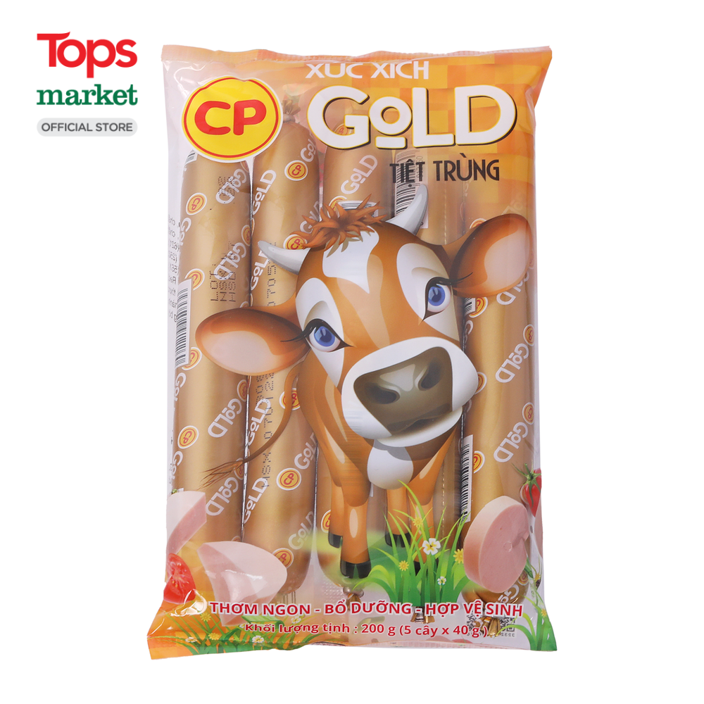 Xúc Xích Tiệt Trùng Gold CP Gói 5X40G
