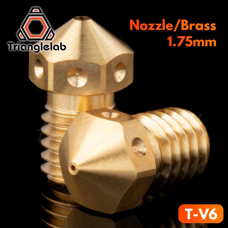 Đầu phun Trianglelab T-V6 Đầu phun V6 chất lượng hàng đầu cho máy in 3D hotend M6 Đường chỉ may cho Đầu phun hotend Tatan đùn