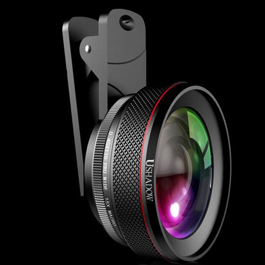 Aluminum alloy Wide-Angle Macro Lens for iPhone Android Smartphones