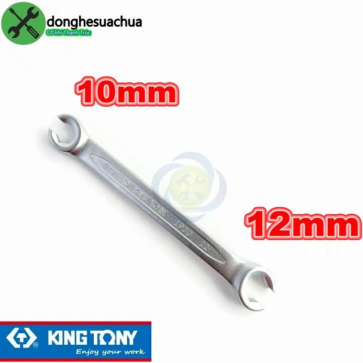 Cờ lê mở ống dầu 10mm -12mm Kingtony 19301012 loại hai đầu