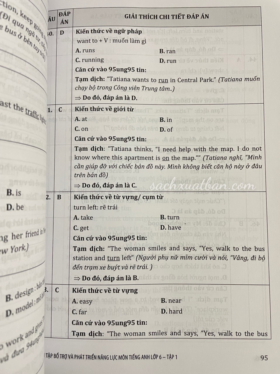 Combo Bài Tập Bổ Trợ Và Phát Triển Năng Lực Môn Tiếng Anh Lớp 6+7+8+9 Tập 1