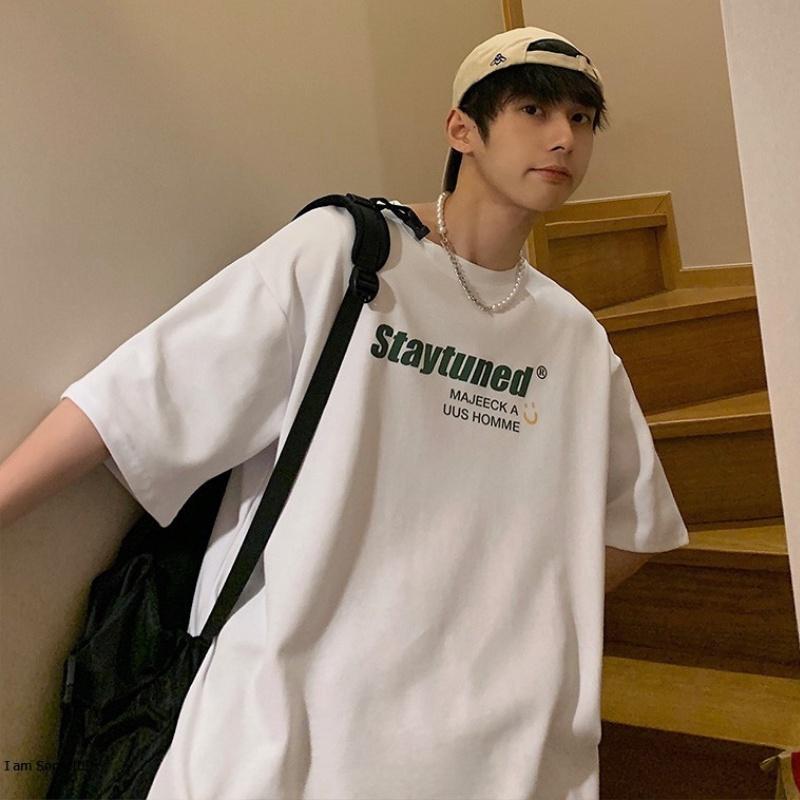 Áo thun unisex form rộng nữ nam phông unisex cổ tròn cotton oversize giá rẻ in hình ulzzang freesize STAYTUNED