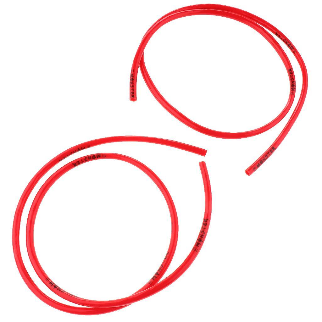 Universal Brake Line Clutch Oil Hose Pipe Fitting for Motorcycle  Red