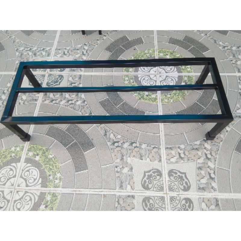 Kệ kê đồ,chậu hoa, cây cảnh, chậu rau Ban công Sân thượng, Rộng:25cm;Dài:70cm. hộp thép 2x2cm