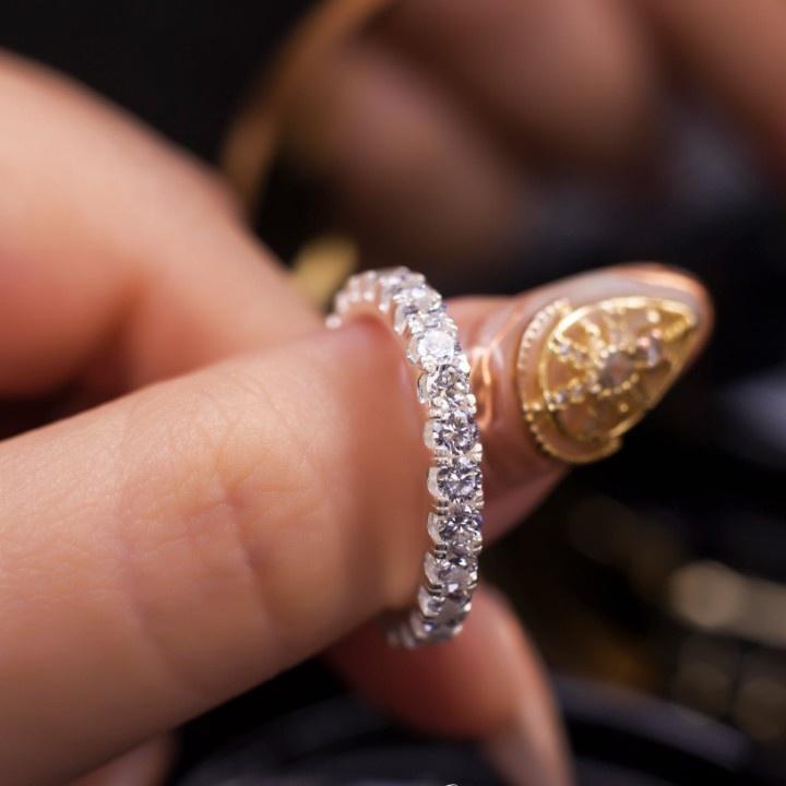 Nhẫn bạc đính đá cao cấp YN JEWELRY