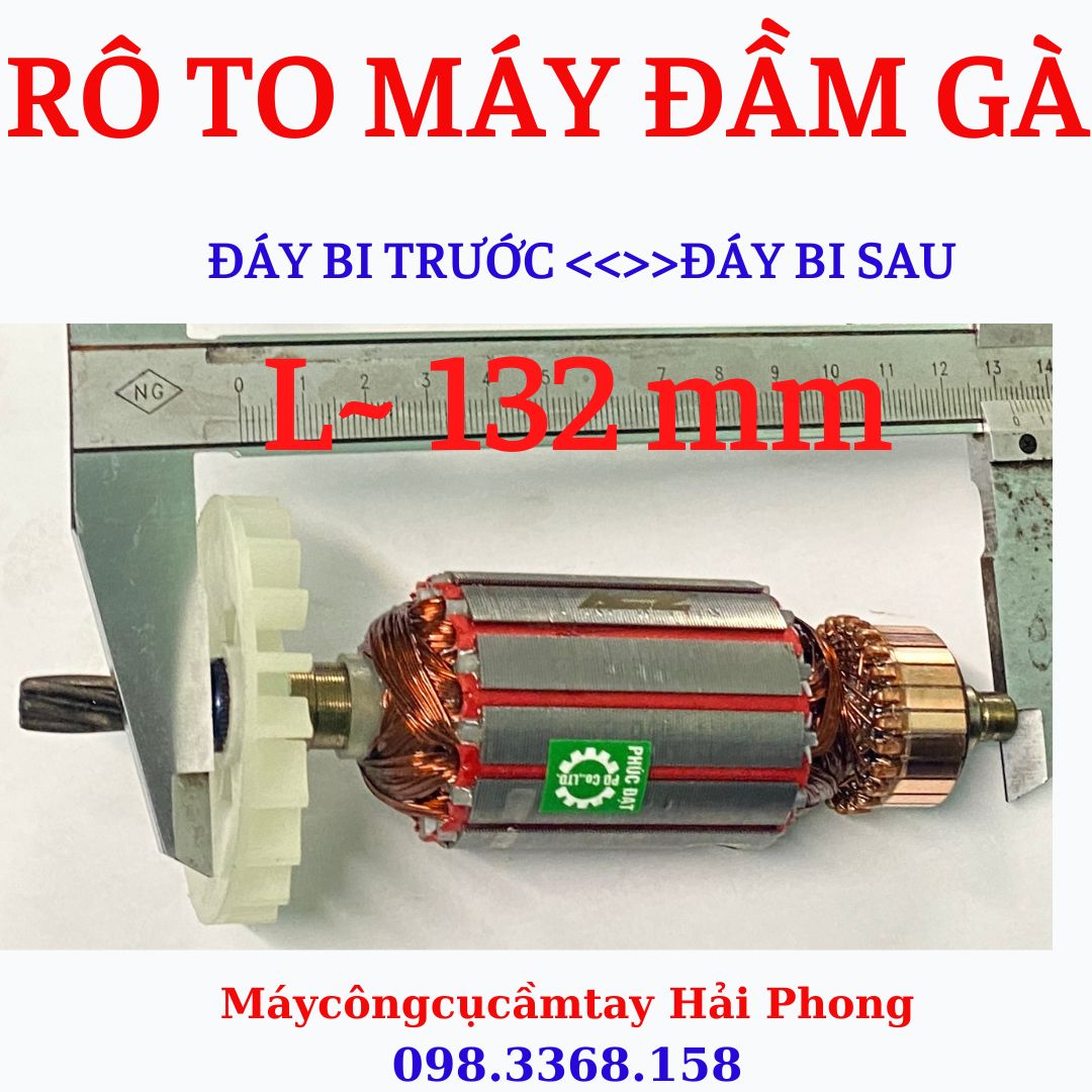 Rô to máy đầm dùi cầm tay ( đầm gà ) Acz , DeLuxe , Power... 220V