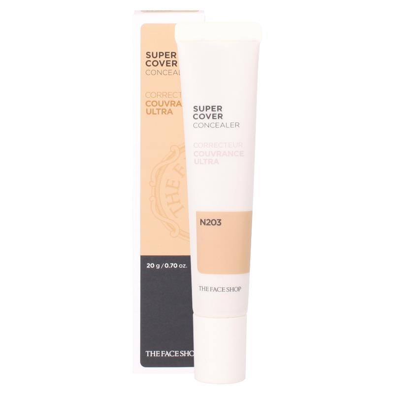 Kem che khuyết điểm tăng cường THEFACESHOP Super Cover Concealer 20g