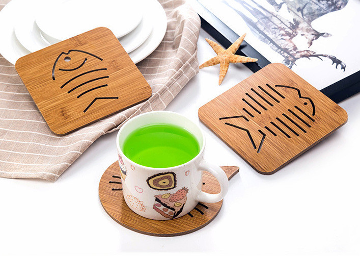 Combo 07 miếng lót gỗ đa năng cao cấp họa tiết lạ mắt
