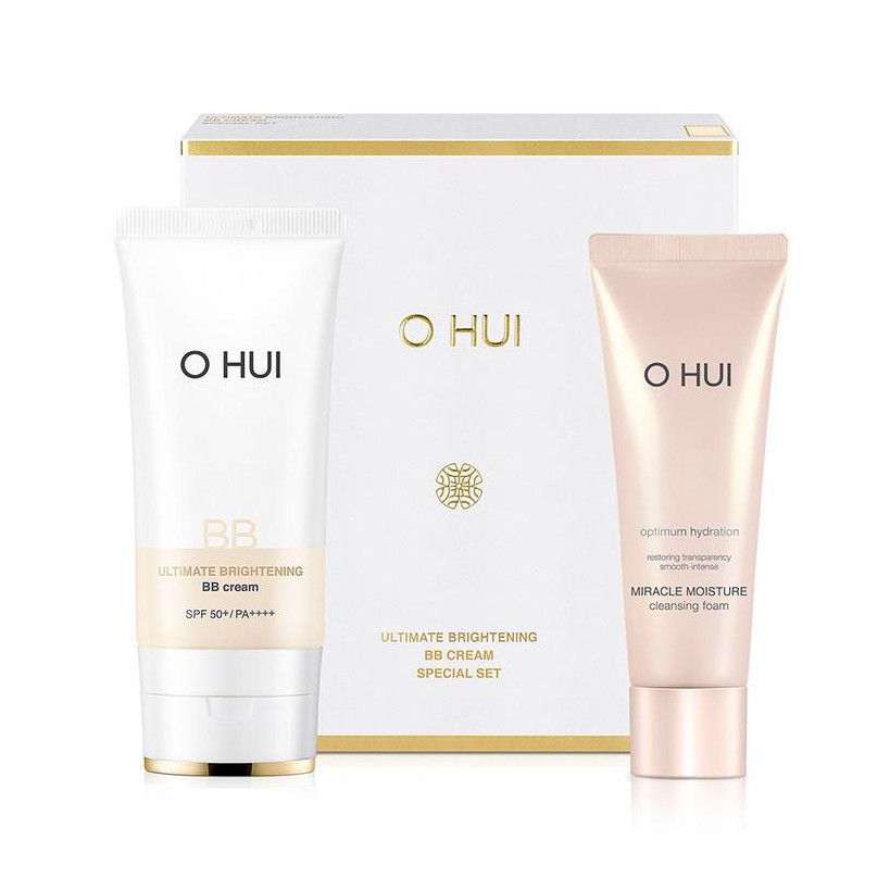 Bộ Kem nền BB Cream che khuyết điểm hoàn hảo OHUI Ultimate Britening SPF50+/PA++++