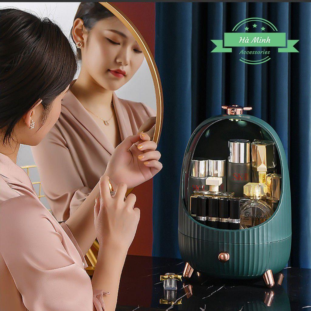 Hộp Đựng Mỹ Phẩm Cao Cấp, Tủ Mỹ Phẩm Cực Dễ Thương Peguin