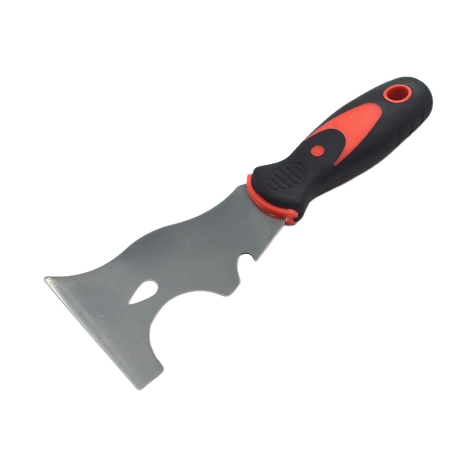3''inch Paint Scraper Stainless Steel Putty Knife Putty Knife Scraper 9 in 1 Tools Spackle Knife Caulk Removal Tool Can Opener Wallpaper Scraper