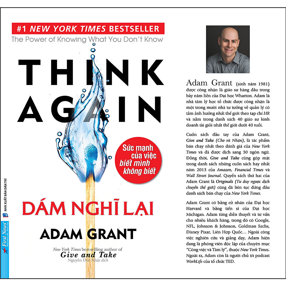 Sách Dám Nghĩ Lại - Think again (Adam Grant)