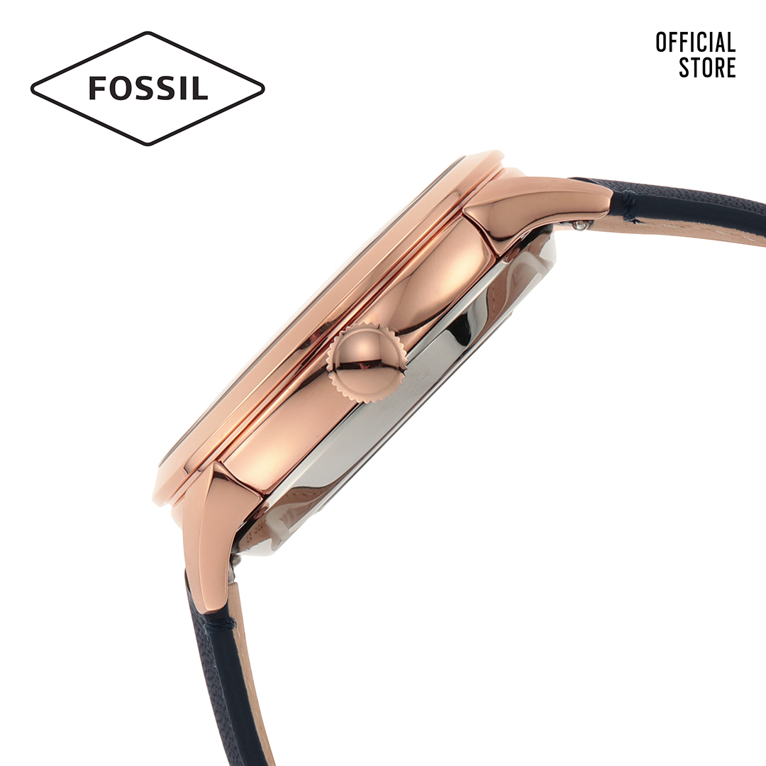 Đồng hồ nam FOSSIL dây da Townsman Automatic ME3171 - màu xanh dương