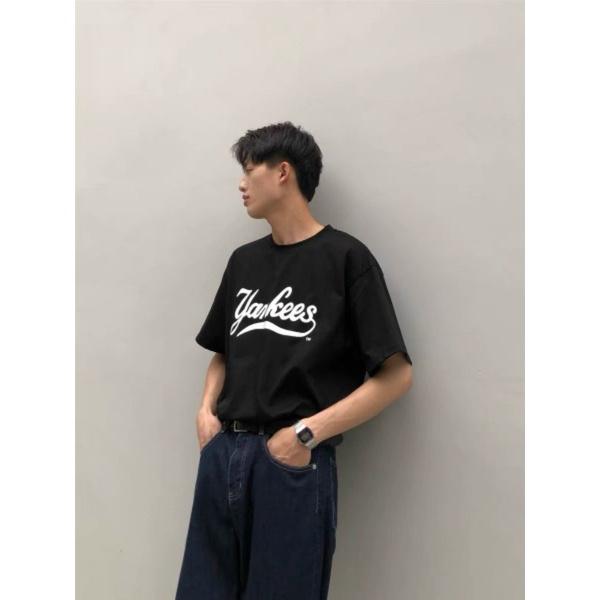 Áo thun unisex tay lỡ YANKEES vải dày mịn cực hot 2021 || Hany shop