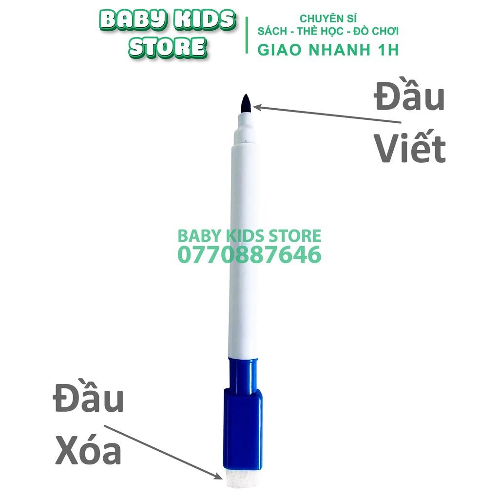 Thẻ học thông minh-viết xoá được(tặng kèm bút)