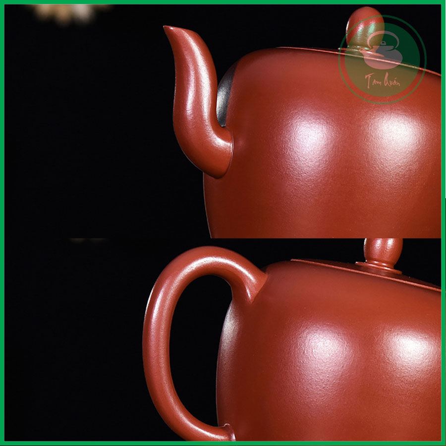 Ấm tử sa mỹ nhân kiên đại hồng bào 280ml