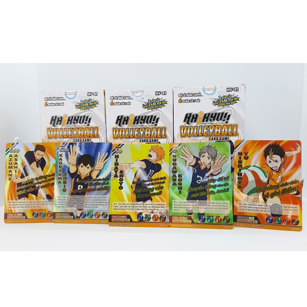 Hộp cờ mở rộng HV-01 - Bộ cờ bóng chuyền HAIKYU - 24 Gói