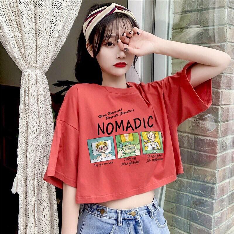 Croptop nữ Áo crop Nomadic form rộng siêu xinh